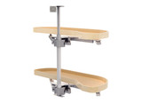 Rev-A-Shelf Maple Two-Tier Classic Girasolo w/ Soft-Close for 12" Right Opening/Blind Left Corner Cabinets - 4WLS87-12-R