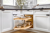 Rev-A-Shelf Maple Two-Tier Classic Girasolo w/ Soft-Close for 18" Right Opening/Blind Left Corner Cabinets - 4WLS87-18-R