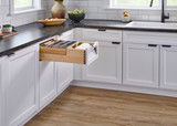 Rev-A-Shelf Natural Maple Paper Towel and Foil Wrap Tiered Drawer System w/ BLUM Soft-Close Slides for 18" Base Cabinets - 4PTTD-18HSC-1