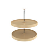Rev-A-Shelf Polymer Full Circle 2-Shelf Lazy Susan for Corner Base Cabinets - LD-2062-24-15-1