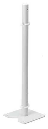 Rev-A-Shelf Polymer Kidney-Shaped 2-Shelf Lazy Susan w/Bottom Mount Hardware for Corner Base Cabinets - LD-2472-24BM-15-1