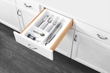 Rev-A-Shelf Polymer Trim-to-Fit Drawer Insert Cutlery Organizer - CT-2W-52