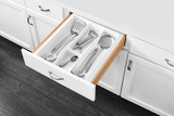 Rev-A-Shelf Polymer Trim-to-Fit Drawer Insert Utensil Organizer - UT-12W-52