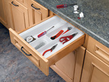 Rev-A-Shelf Polymer Trim-to-Fit Glossy Drawer Insert Utensil Organizer - GUT-12W-52