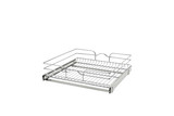 Rev-A-Shelf Single-Tier Bottom Mount Pullout Steel Wire Organizer - 5WB1-2120CR-1