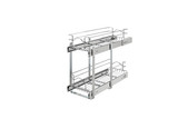 Rev-A-Shelf Two-Tier Bottom Mount Pullout Steel Wire Organizer - 5WB2-0922CR-1