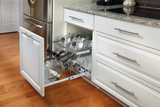 Rev-A-Shelf Two-Tier Steel Wire Pullout Cookware Cabinet Organizer w/ Soft-Close - 5CW2-2122SC-CR
