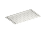 Rev-A-Shelf White Flexible Polymer Trim-to-Fit Drip Tray for 33" - 36" Vanity Sink Base Cabinets - SBVDTF-3336-11-1