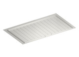 Rev-A-Shelf White Polymer Trim-to-Fit Drip Tray for 39" - 42" Sink Base Cabinets - SBDT-3942-11-1