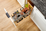 Rev-A-Shelf Wood Base Cabinet Modular Pullout Organizer w/ Soft Close - 444-BCSC-8C