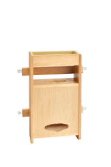Rev-A-Shelf Wood Door Mount Sink Base Cabinet Plastic Bag Holder - 4SPBD-18