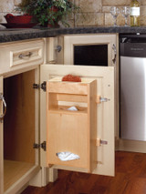 Rev-A-Shelf Wood Door Mount Sink Base Cabinet Plastic Bag Holder - 4SPBD-18