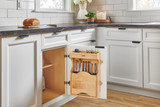 Rev-A-Shelf Wood Door Mount Tip-Out Knife Storage Organizer - 4DMKB-18-1