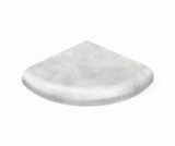 Swanstone 4 3/4" D x 4 3/4" W Corner Soap Dish in Ice - EXES20000.130
