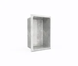 Swanstone Recessed Bathroom Shelf in Ice - EXAS01075.130 - 7½" × 10¾" × 4?"