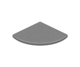 Swanstone Aerie Corner Shelf in Ash Gray - EXES80000.203 - 8½" × 1¼" × 8"