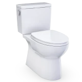 TOTO Glaston™ 1G® Two-Piece Elongated Toilet - 1.0 GPF, White - MS472124CUFG#01