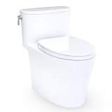 TOTO Aurora™ 1G® One-Piece Elongated Toilet - 1.0 GPF, White - MS686124CUFG#01