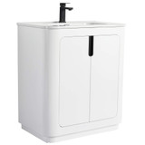 Fine Fixtures Shireplace Vanity Cabinet 30" Wide, Satin White - SP30WH