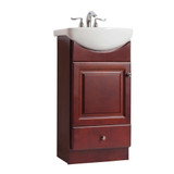 Fine Fixtures Petite Vanity 18" x 15", Dark Cherry - TPE1612DC