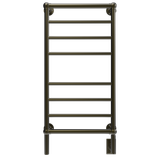 Amba Traditional Model T-2040 8 Bar Hardwired Heated Towel Rack in Brushed Bronze - T-2040BMB