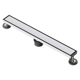 Fine Fixtures 24" Linear Shower Drain | Convertible Design | Polished Chrome - DRA24PC