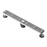 Fine Fixtures 24" Linear Shower Drain | Slotted Design |Satin Nickel - DRB24SN
