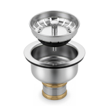Fine Fixtures Double Cup Sink Strainer Stainless Steel- Extended - ST133