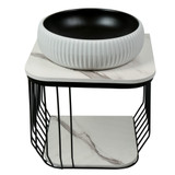 Fine Fixtures Dumbo Wall Hung Console Sink 20" - DU20BL-MV34BW