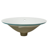 Fine Fixtures Modern Drop In Sink 18" x 18", Mist Blue - MV39MB