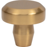 Atlas Lannis 1 1/4" Diameter Mushroom Knob, Warm Brass - A6050-WB