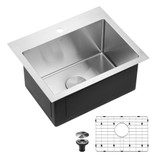 Fine Fixtures 22" x 18" x 10" - 16 Gauge Dual Mount Stainless Steel Kitchen Sink Set - S710-O