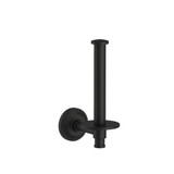 Gerber Larrimore Single-Post Toilet Paper Holder, Satin Black - D447066BS