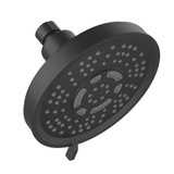 Gerber Montclare 6" Six Function Showerhead 1.75gpm, Satin Black - D460229BS