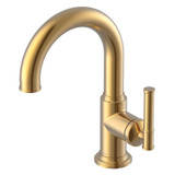Gerber Montclare Single Handle Lavatory Faucet Single Hole Mount Side Control w/ Metal Touch-Down Drain 1.2gpm, Brushed Bronze - D230629BB