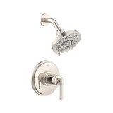 Gerber Montclare Single Handle Shower Faucet Trim Kit & Treysta Cartridge 1.75gpm, Polished Nickel - D501529PNTC