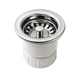 Whitehaus WC2BASK-C 2" Basket Strainer for Bar Sink - Polished Chrome