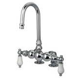 Kingston Brass Deck Mount Clawfoot Tub Filler Faucet - Polished Chrome CC94T1
