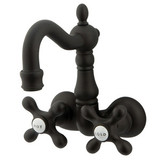 Kingston Brass 3-3/8" Wall Mount Clawfoot Tub Filler Faucet - Oil Rubbed Bronze CC1077T5