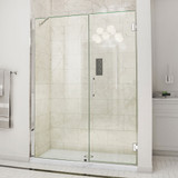 DreamLine UNIDOOR Frameless 57"-58" Adjustable Shower Door - Chrome Trim - SHDR-20577210