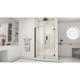 DreamLine UNIDOOR Frameless 49"-50" Adjustable Shower Door - Chrome Trim - SHDR-20497210