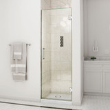 DreamLine UNIDOOR 29" x 72" Frameless Shower Door - Chrome Trim - SHDR-20297210F