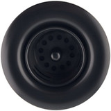 Linkasink D001 DB 1 7/8" Junior Bar Sink Basket Strainer & Flange - Dark Bronze