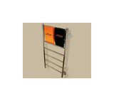 Amba Jeeves Model F Straight Electric Heated Towel Warmer - White - 20 1/2" W x 41" H x 4 1/2" D - FSW