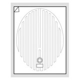 WarmlyYours Oval 24" x 32" Mirror Defogger - FFM-2432OV