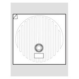 WarmlyYours Circular 20" Mirror Defogger - FFM-20R