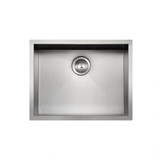 Hamat PRIZM Zero Radius Undermount 23" x 18" Single Bowl Kitchen Sink - Stainless Steel