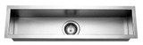 Hamat PRIZM TROUGH 32" x 8-1/2 in. in. Single Bowl Undermount Kitchen Sink - Stainless Steel