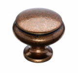 Top Knobs Cumberland 1 1/4" Diameter Round Knob, Old English Copper - M209