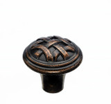 Top Knobs Contessa 1 1/4" Diameter Round Knob, Old English Copper - M201